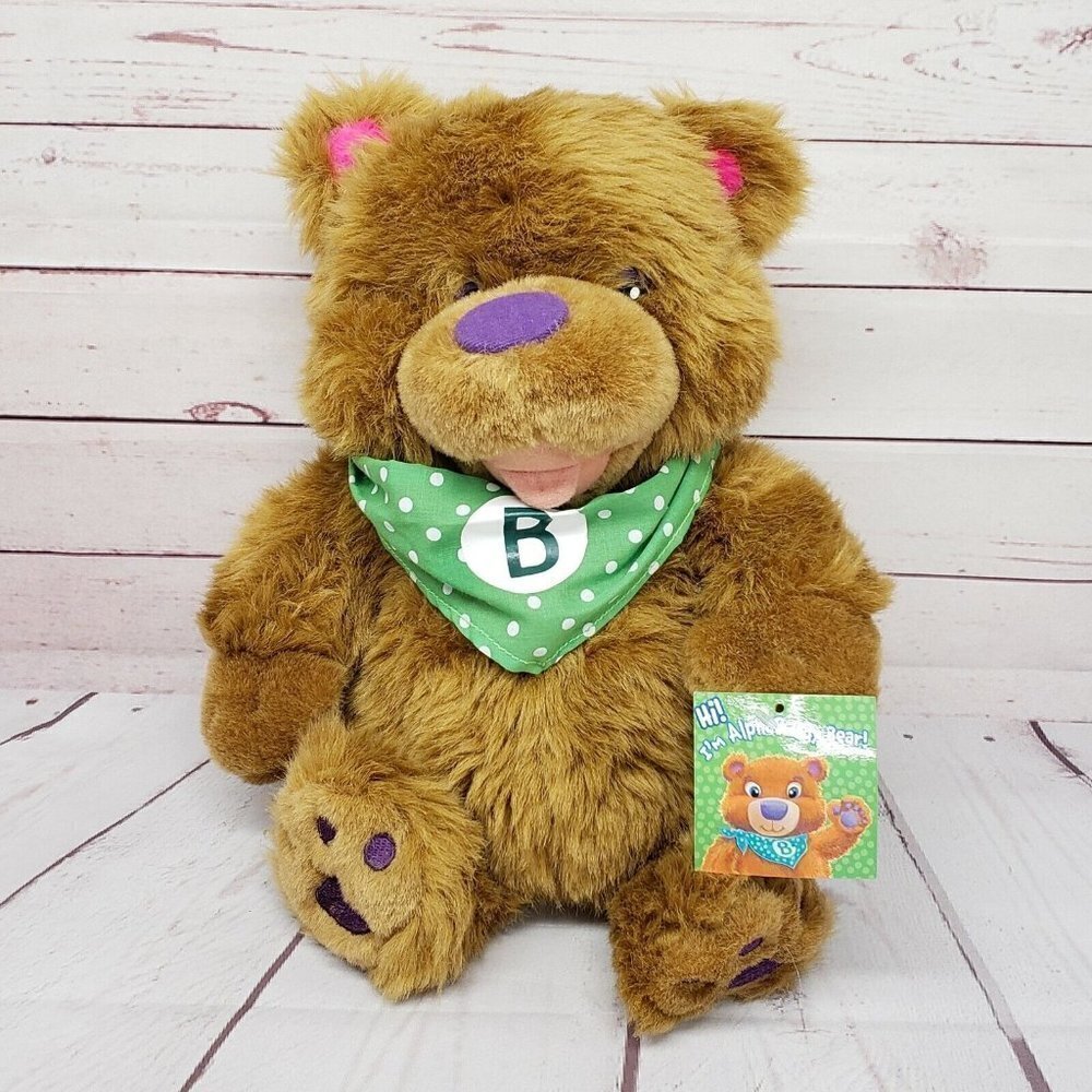 Scott Foresman Pearson 14" AlphaBuddy 2008 Teddy Bear Education School Puppet